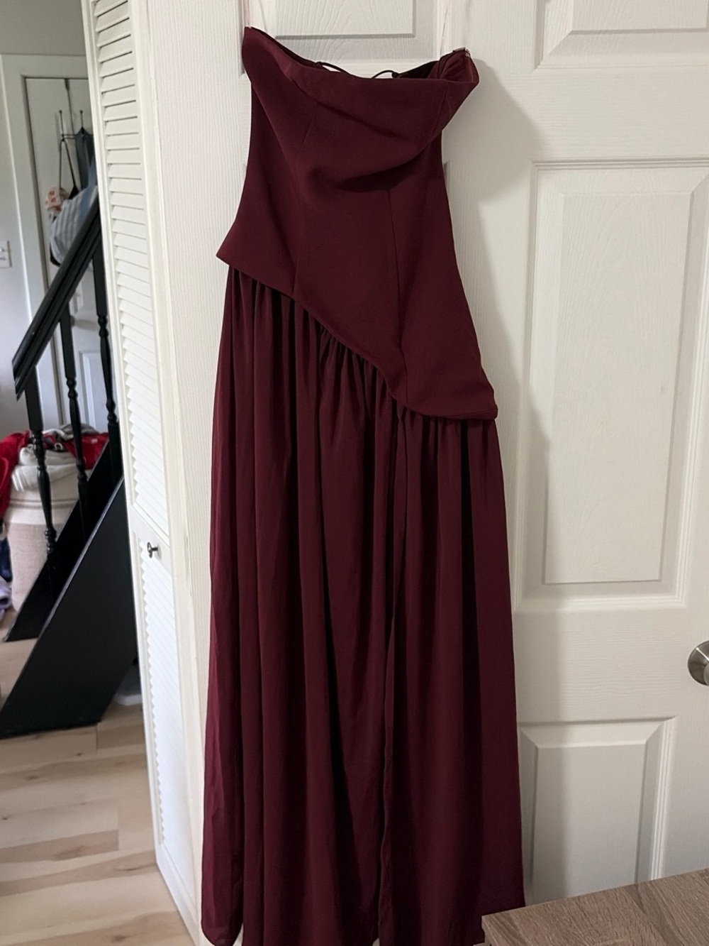 Babyboo Maliyah Maxi Dress in Cherry Lacquer - Picture 4 of 5